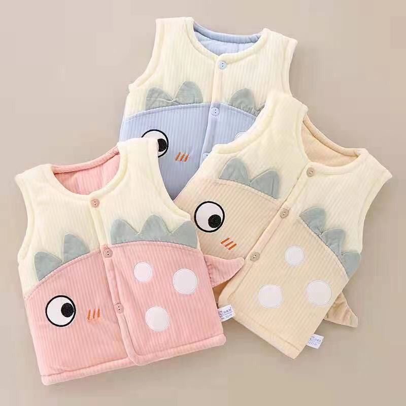 Áo gile bông cho bé hàng QC cao cấp siêu dễ thương 9-15kg