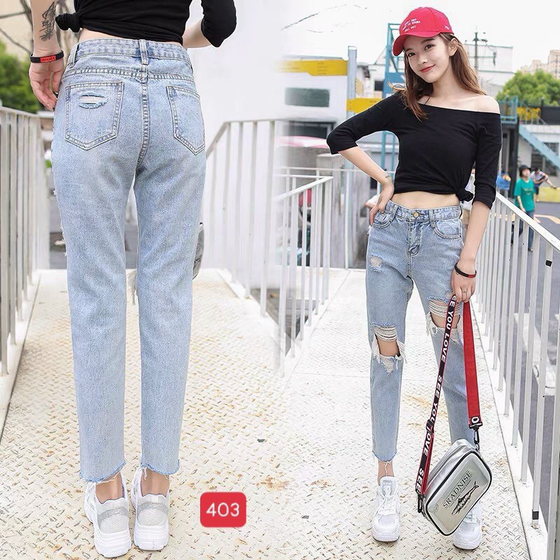 7 MẪU Quần Jean Baggy Lưng Cao Hàn Quốc bao đẹp rẻ thời trang nhất 2020, bao đẹp chất lượng.