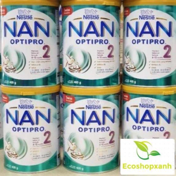 Combo 3 lon Sữa NAN OPTIPRO 2 Mẫu Mới 400g (Date 2021)