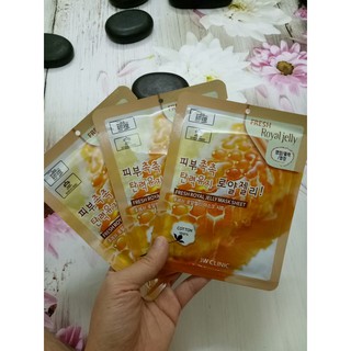 10 Miếng Mặt Nạ 3W Clinic Sữa Ong Chúa Hàn Quốc ( Ảnh Thật )
