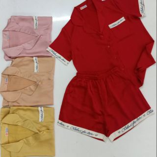 Set đùi đồ bộ chất lụa satin cao cấp