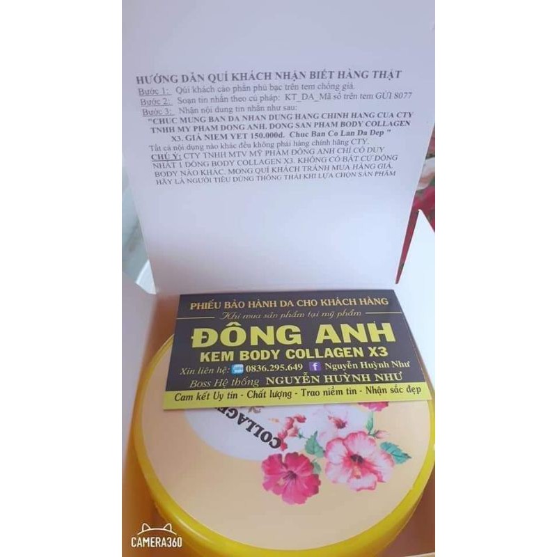 Kem dưỡng Colagen X3 Đông Anh