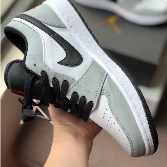 [Ảnh+Video thật][Full bill +box] Giày Jordan Cổ Thấp Sneaker, Giày Jordan Xám Ghi Đen Hàng cao cấp thời trang hottrend | BigBuy360 - bigbuy360.vn