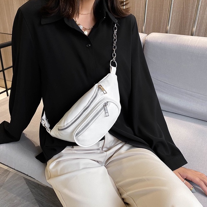 TÚI ĐEO CHÉO BAO TỬ NAM NỮ UNISEX DA PU MỀM THỜI TRANG HÀN QUỐC TRUCKY HH 103 TÚI ĐEO CHÉO BAO