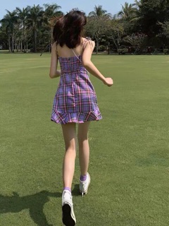 ĐẦM CARO TÍM 2S