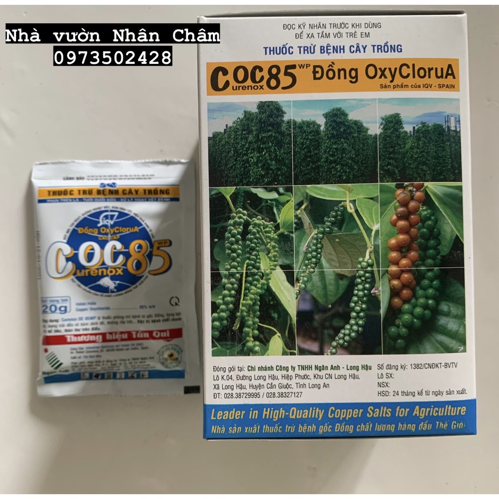 Trừ nấm diệt vi khuẩn COC 85 WP