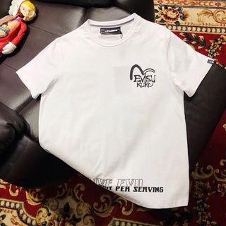 ! Xu Hướng Thời Trang EVISU! Áo Thun Ngắn Tay In Logo Thời Trang Trẻ Trung Cho Cặp Đôi