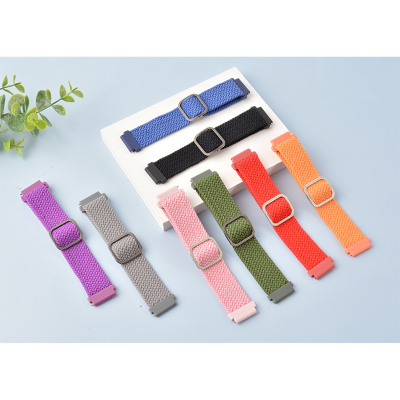 Dây Đeo Dạng Bện Co Giãn Có Thể Điều Chỉnh Cho Đồng Hồ Thông Minh Xiaomi Huami Amazfit Bip Lite / S / U / Amazfit Gts 2 2e 2mini Gtr 42mm