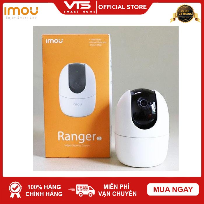 Camera IP WIFI IMOU Ranger 2 A22EP 2MP Full HD 1080P - Kèm Thẻ 32/64/128GB - Hàng Chính Hãng Dahua DSS