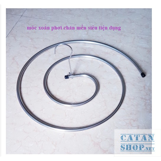 Móc phơi chăn mền đa năng, Móc treo đồ hình xoắn ốc siêu tiện dụng, tiết kiệm thời gian, không gian