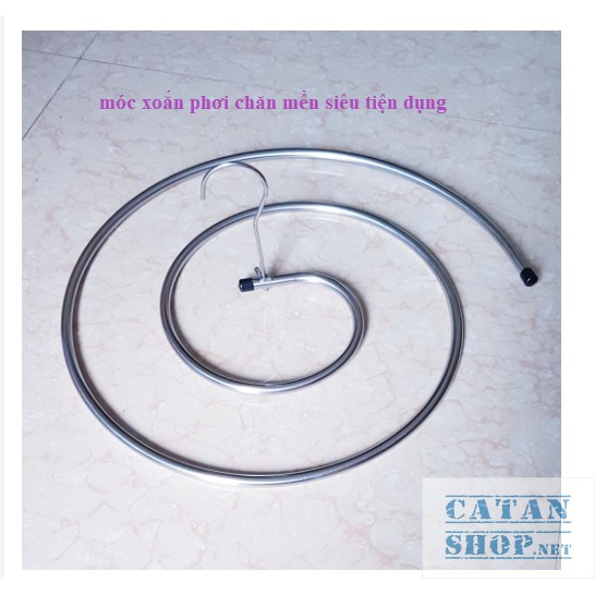 Móc treo đồ hình xoắn ốc siêu tiện dụng, Móc phơi chăn mền đa năng, tiết kiệm thời gian, không gian