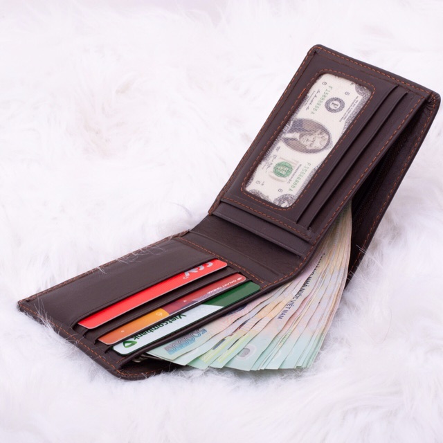 [Hot SaLe]Ví da nam cao cấp thời trang - ví da bò cao cấp giá rẻ J187 | BigBuy360 - bigbuy360.vn