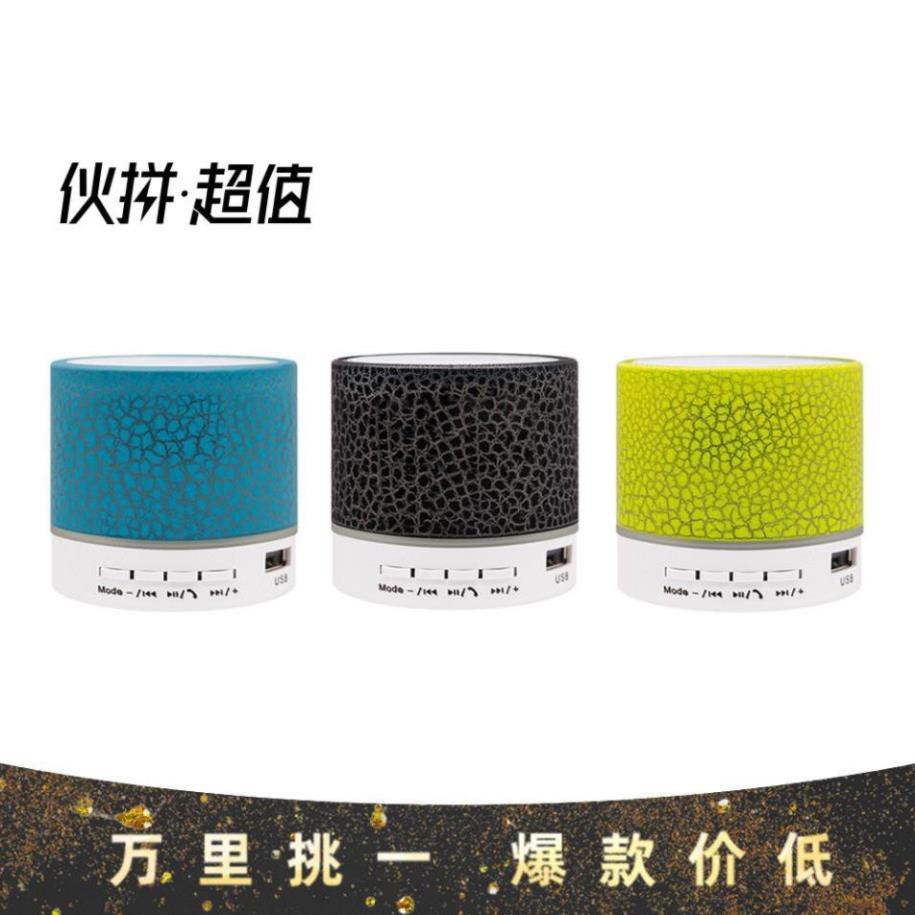 [HÀNG NỘI ĐỊA HÀN QUỐC]Loa bluetooth mini có đèn theo nhạc. nhỏ gọn xinh xắn