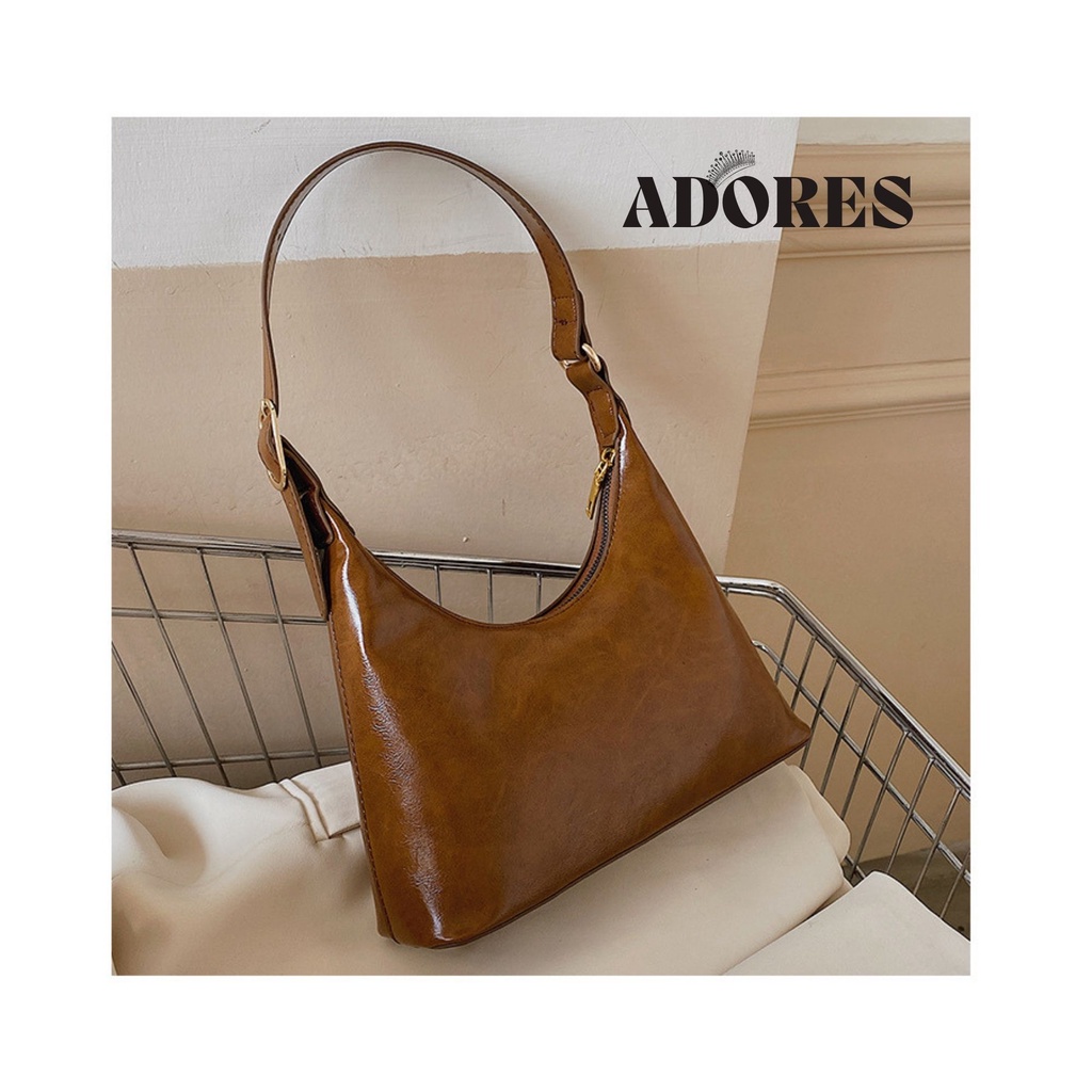 Túi xách nữ công sở kẹp nách dáng thuyền da trơn thời trang B8