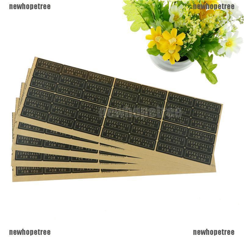 Bộ 5 tờ Sticker dán in chữ Especially For You