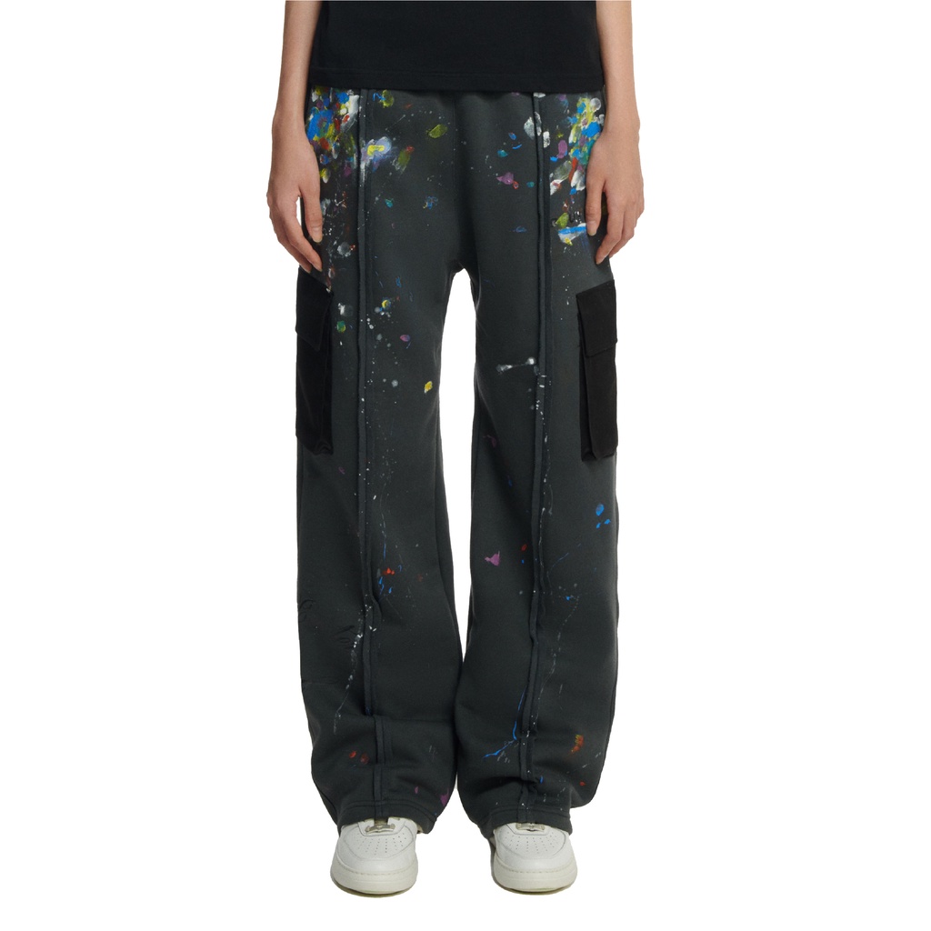 Quần thun nỉ nam Beuter Grey Cargo Sweatepants màu xám