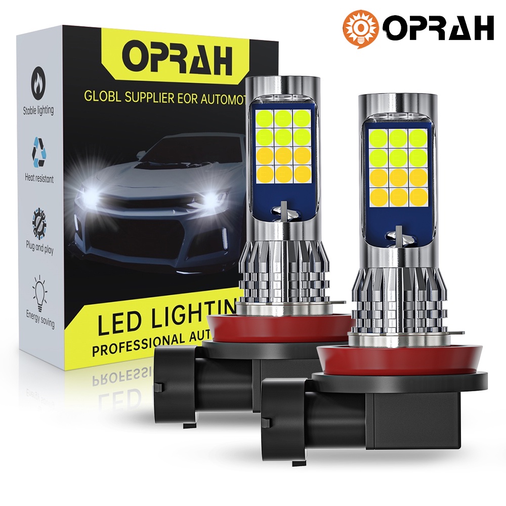 Bộ 2 Đèn LED Sương Mù H11 H3 H7 881 9005 / 9006 12V Ánh Sáng Trắng / Vàng Chất Lượng Cao Cho Xe Hơi