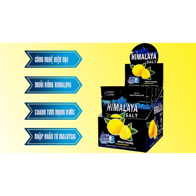 Kẹo Chanh Muối Himalaya Hộp 12 gói