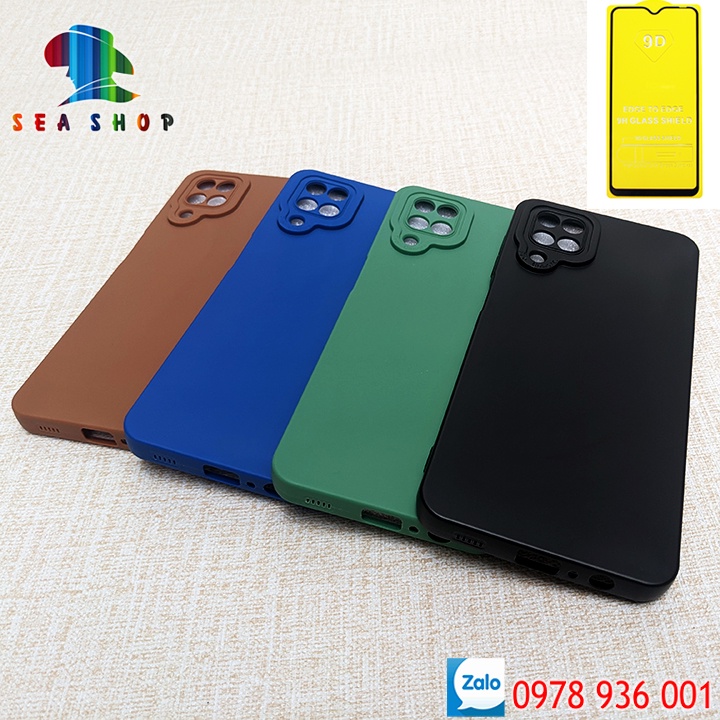 Ốp lưng Samsung A12 4G, A12 5G SM-A125F - Nhựa dẻo TPU - Chống sốc cho điện thoại - Kính full màn 9D