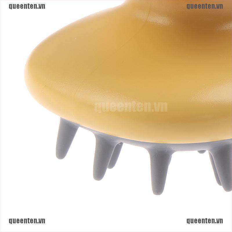 [Hàng mới về] Lược gội đầu mát xa da đầu kích thích mọc tóc bằng silicone dành cho chăm sóc tắm rửa