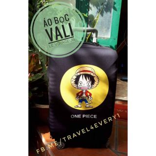 Áo bọc, áo trùm vali Luffy One Piece đảo hải tặc (hàng có sẵn)