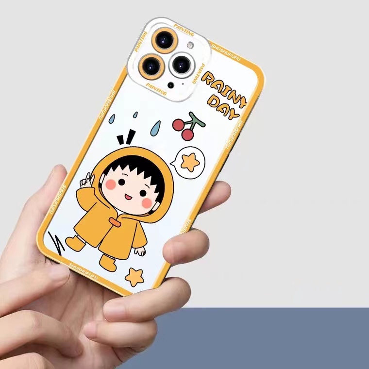 Ốp Điện Thoại Silicon TPU Mềm Trong Suốt In Họa Tiết Dễ Thương Cho iPhone 13 12 11 Pro X XR XS Max SE 6 6S 7 8 Plus