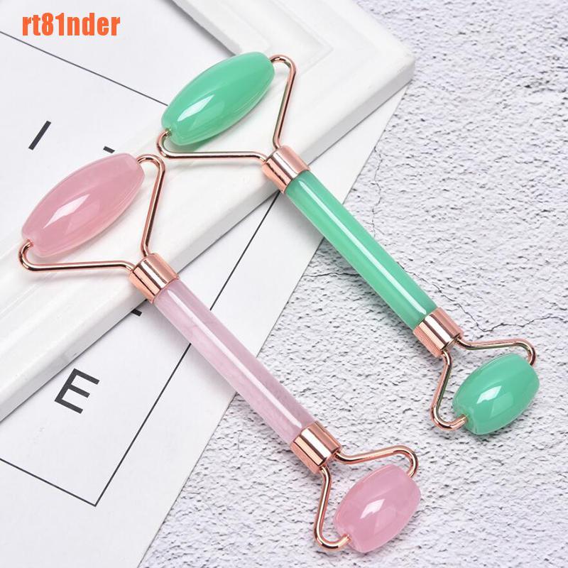 Cây Lăn Mát Xa Hai Đầu Bằng Ngọc Bích Chăm Sóc Da