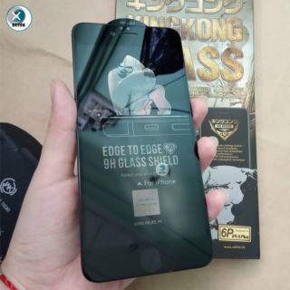 Dán kính Kingkong Full màn IPhone 6 Plus/ 6S plus - Full hộp sắt kèm phụ kiện