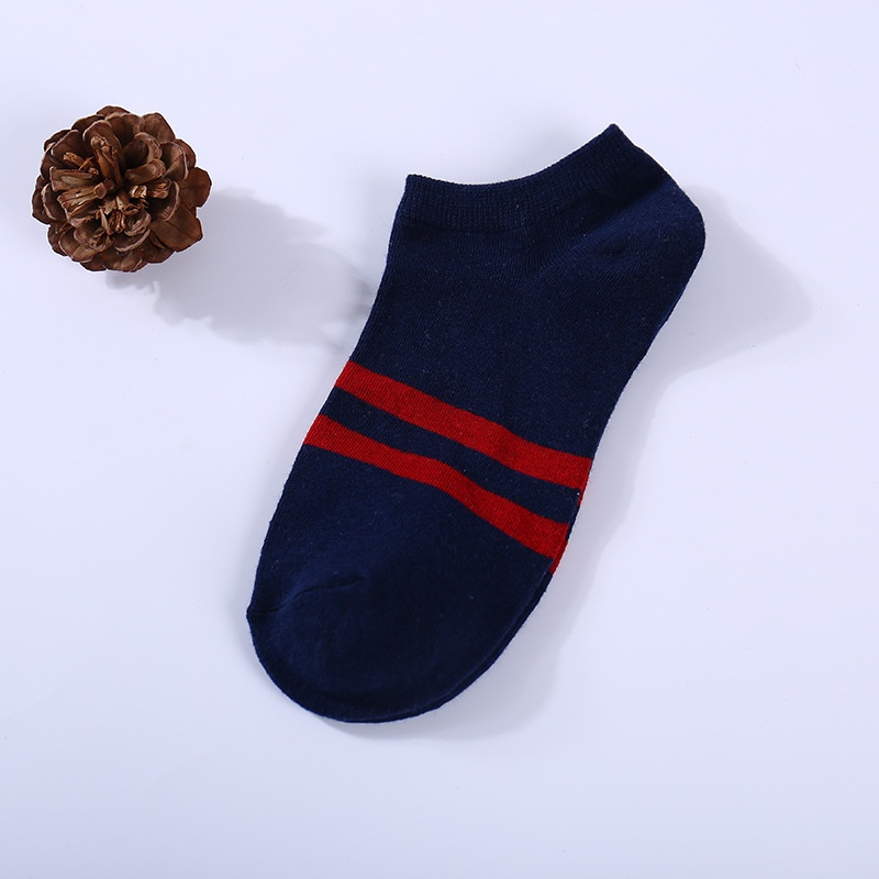 Vớ Cotton Cổ Thuyền Tàng Hình Họa Tiết Kẻ Sọc Phong Cách Nhật Bản Thời Trang Mùa Đông Cho Nam Ttg119