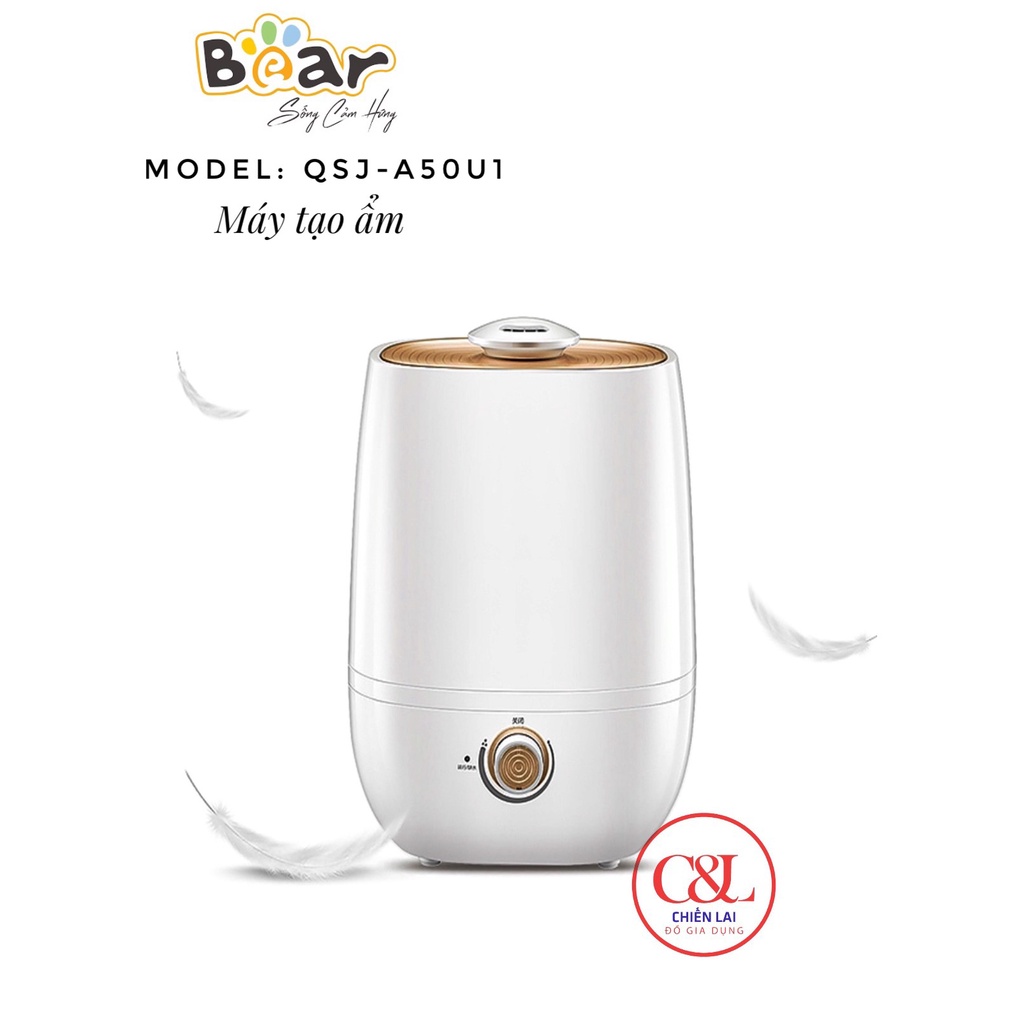 Máy phun sương tạo ẩm Bear JSQ-A50U1 dung tích 5L, máy tạo ẩm làm mát không khí