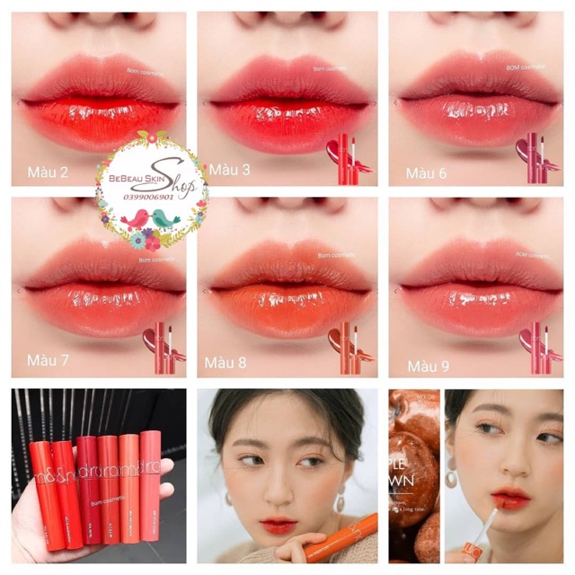 Son Romand / Son tint Romand Juicy Lasting Tint [Đủ 25 màu]