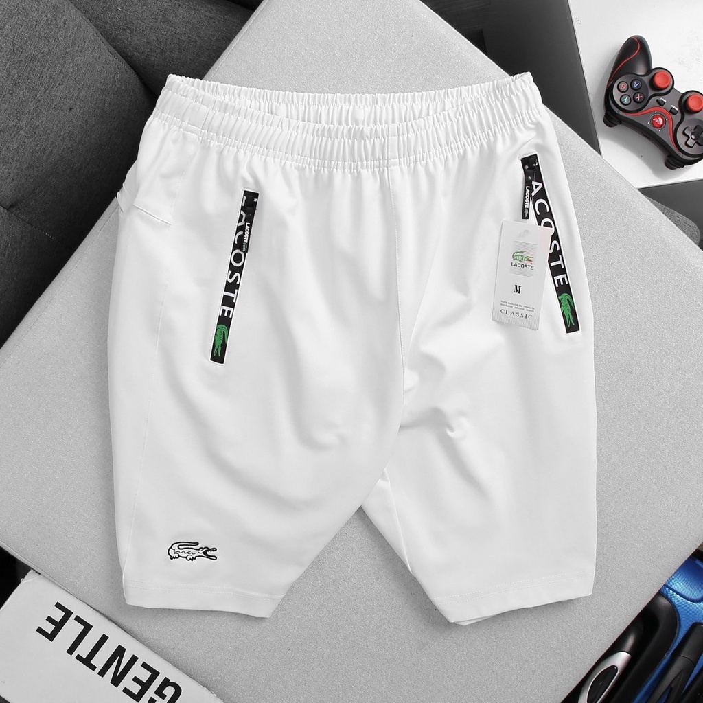 Quần Short Nam Thể Thao Lacoste Túi Zip