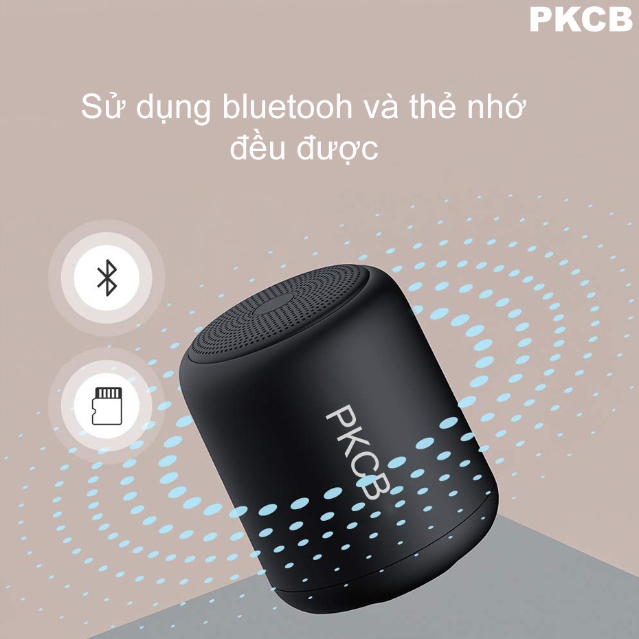 Loa bluetooth mini 5.0 loa nghe thẻ nhớ loa nghe nhạc không dây thiết kế gọn nhẹ tiện lợi sử dụng mọi nơi âm thanh sống