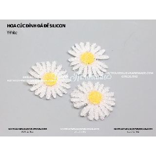 Hoa cúc mới nhất 2021 đính đá đế silicon