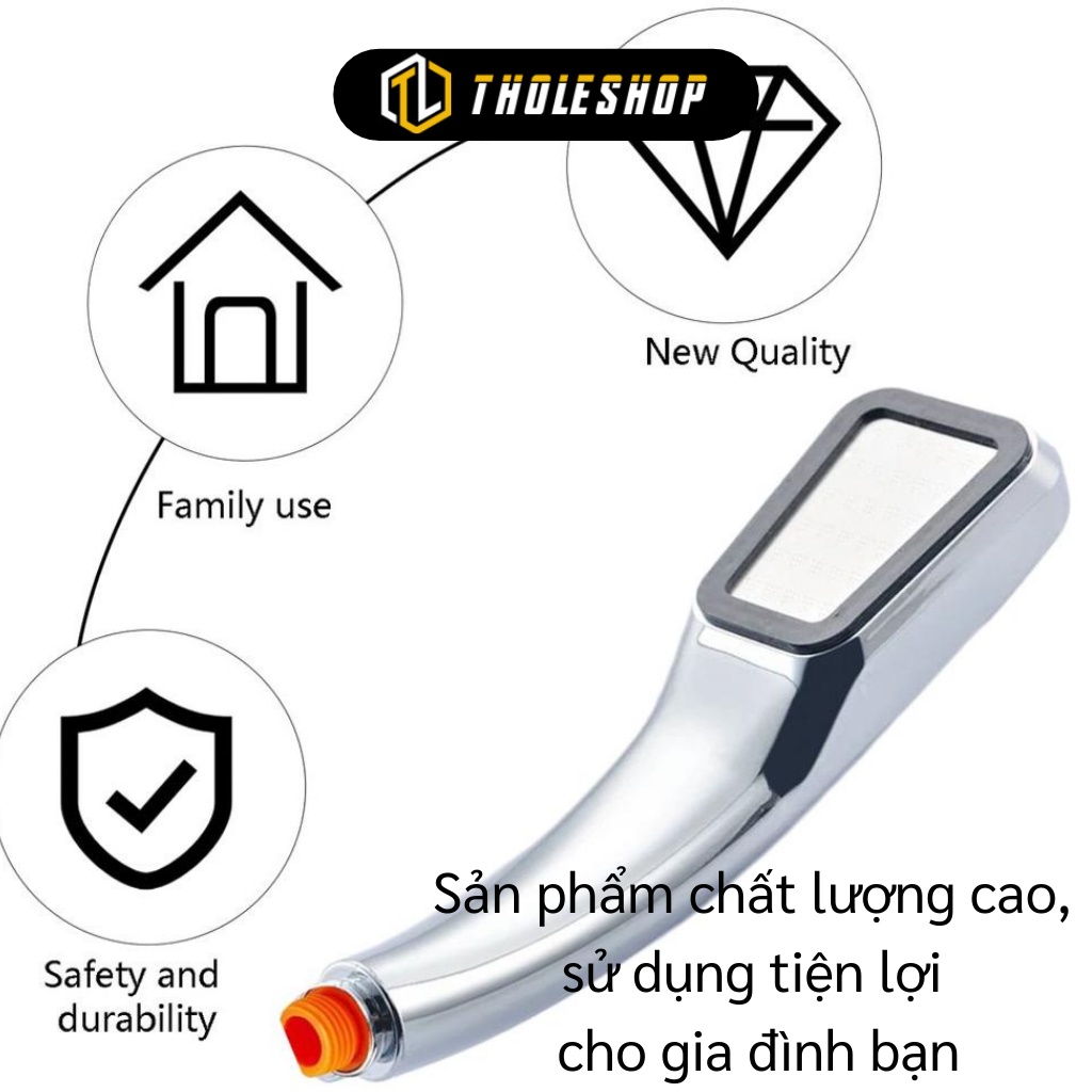 Đầu Vòi Sen - Tay Sen Tăng Áp Vuông, Tăng Áp Lực Đến 400%, Thân Thiện Môi Trường 6052