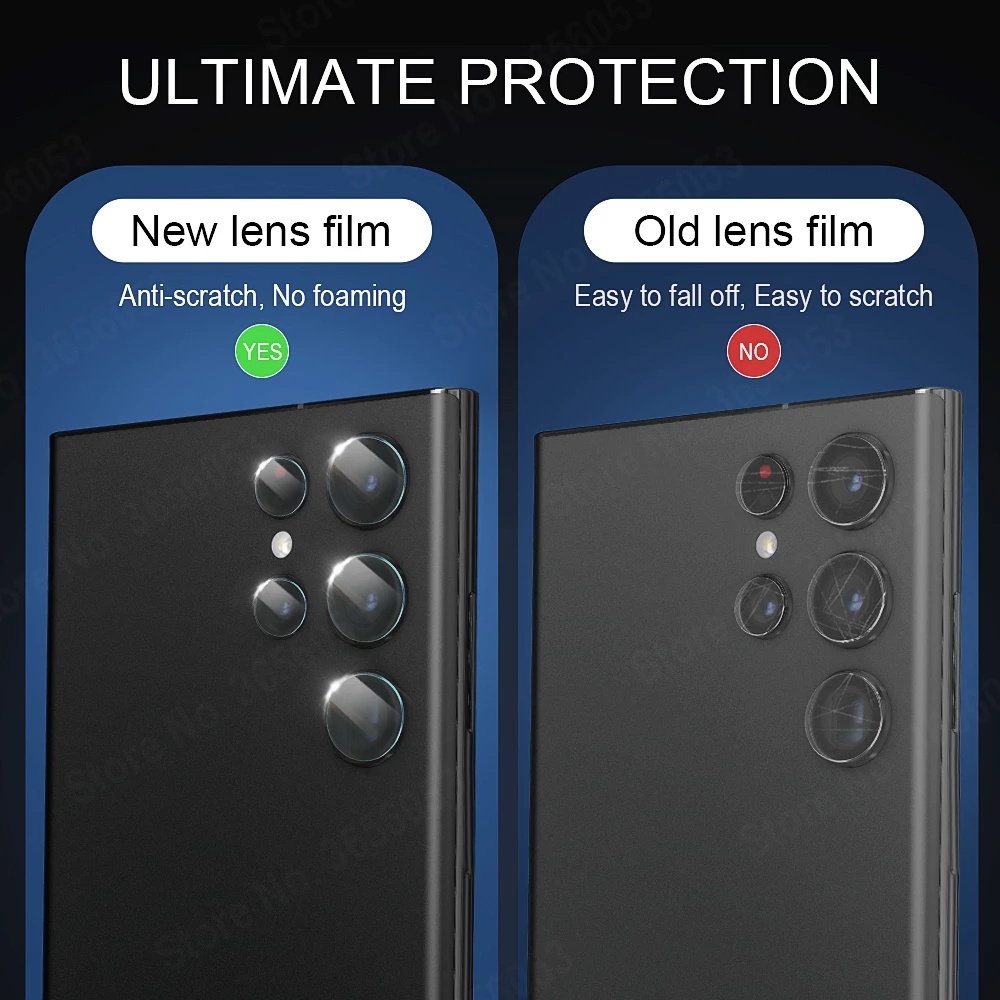 Miếng Dán Cường Lực Trong Suốt HD Bảo Vệ Camera Sau Cho Samsung Galaxy S22/S22Plus/S22Ultra