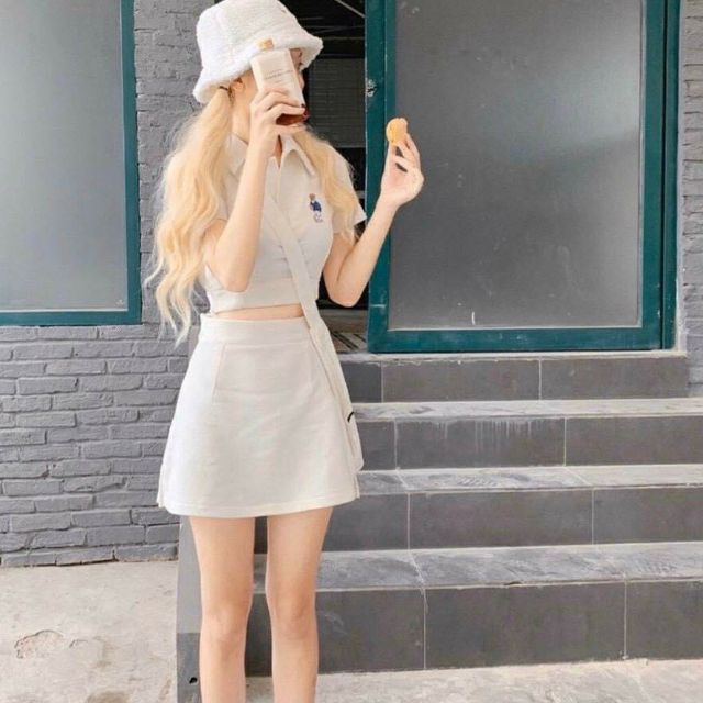 [ Mã FAMAYWA2 giảm 10K đơn 50K] Sét bộ váy chữ A thêu cao cấp | BigBuy360 - bigbuy360.vn