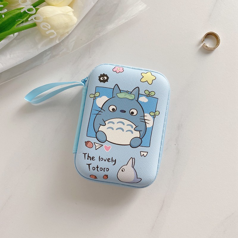 Túi đựng tai nghe / dây cáp sạc mini hình hoạt họa