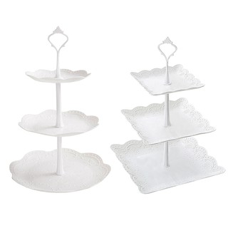 Kệ để bánh/ trái cây tráng miệng 3 tầng