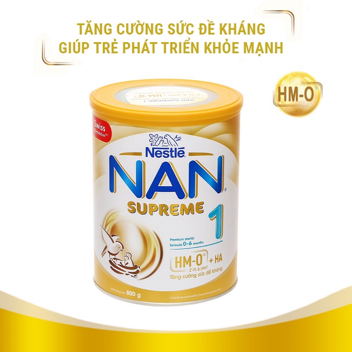 Sữa Bột Nestlé NAN SUPREME Pro 1 - Hộp 400gram, 800gram [Date 09/2024]
