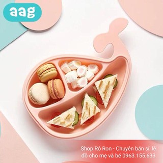 KHAY ĂN DẶM AAG CAO CẤP HÌNH CÁ VOI