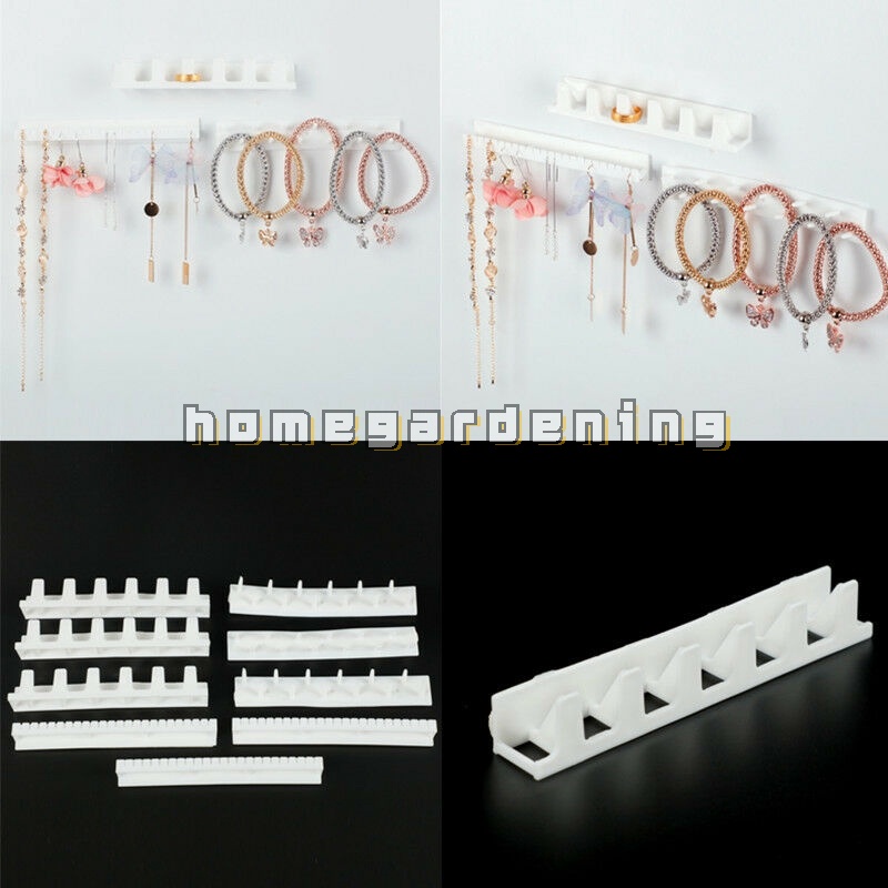 Set 9 Giá Đỡ Trưng Bày Trang Sức Dán Tường Tiện Lợi