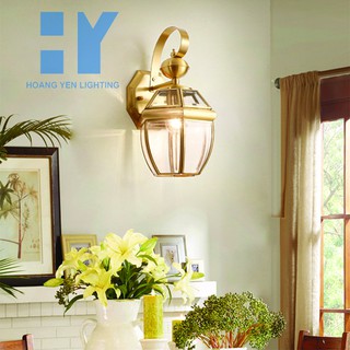 Đèn tường đồng cao cấp HY6000-1, đèn tường, đèn vách đã bao gồm bóng led