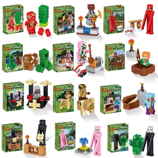 Set 12 Mô Hình Lắp Ráp Đồ Chơi Nhân Vật Trong Phim Hoạt Hình "My World"
