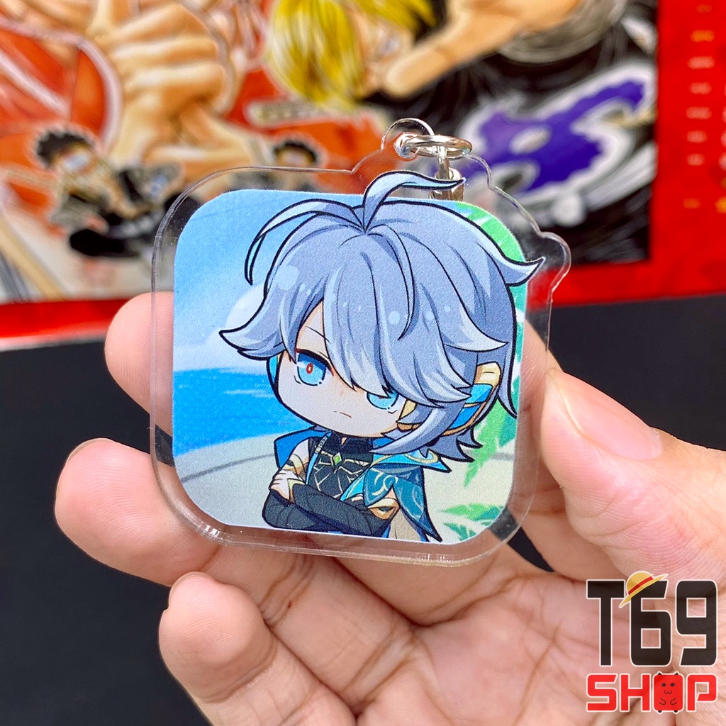 Móc khóa mica game Genshin Impact - Sumeru Sticker ver (Loại cao cấp - Hình in ép giữa 2 mặt mica)