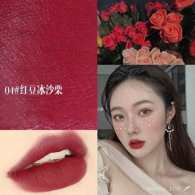 [Hàng chính hãng] Set son kem lì 7 cây FULOVING mịn lì mềm mướt môi căng mọng Velvet Matte Lip Glaze 7 màu hot trend