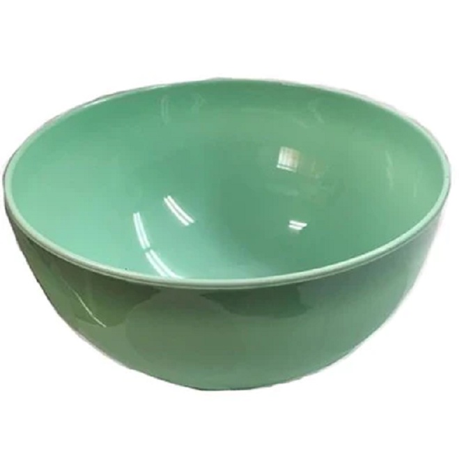 Daiso Thau Trộn Salad Salad Bowl 21.5Cm Right Green