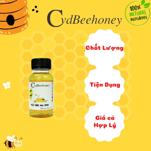 Mật Ong Hoa Hoa Rừng Nguyên Chất, Tăng Cường Đề Kháng , Sức Khỏe, Làm Đẹp  CvdBeehoney 125g