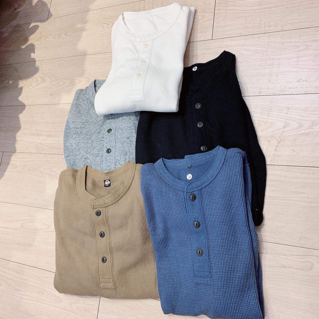 Áo Thun Nam dài tay U ni