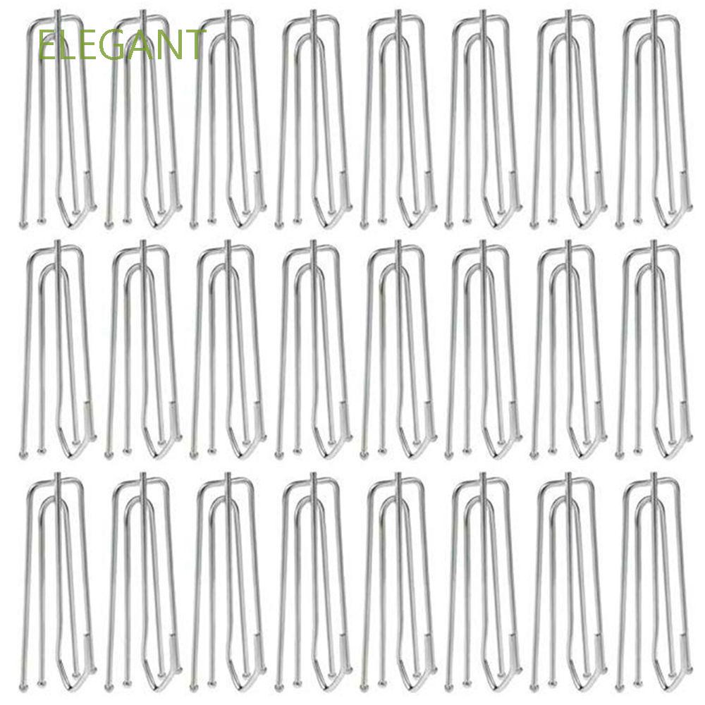Set 4 móc treo rèm cửa bằng thép không gỉ 10/30/50 kẹp tiện dụng cho nhà tắm